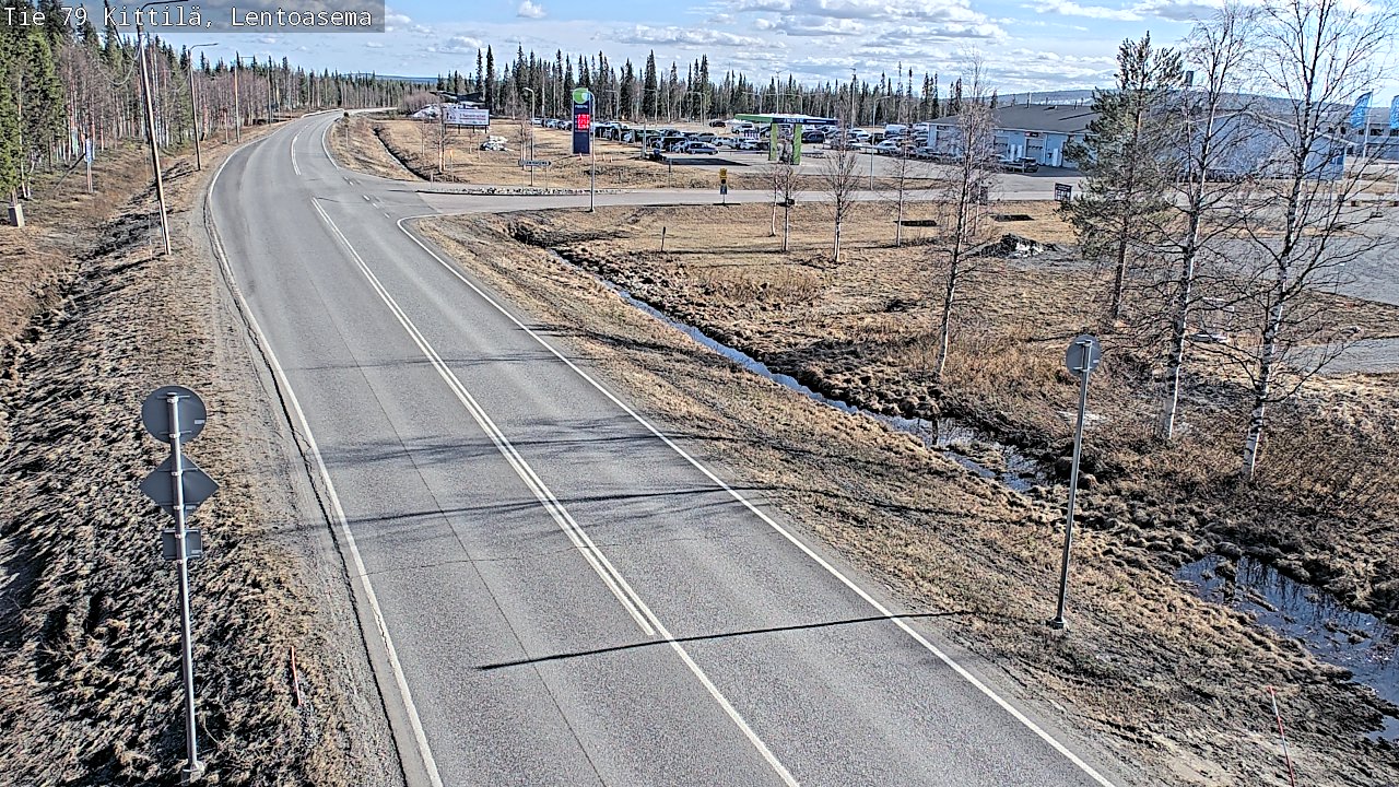 Kelikamerat Kuva Tie 79 Kittilä, Lentoasema, Kittilä, Lappi