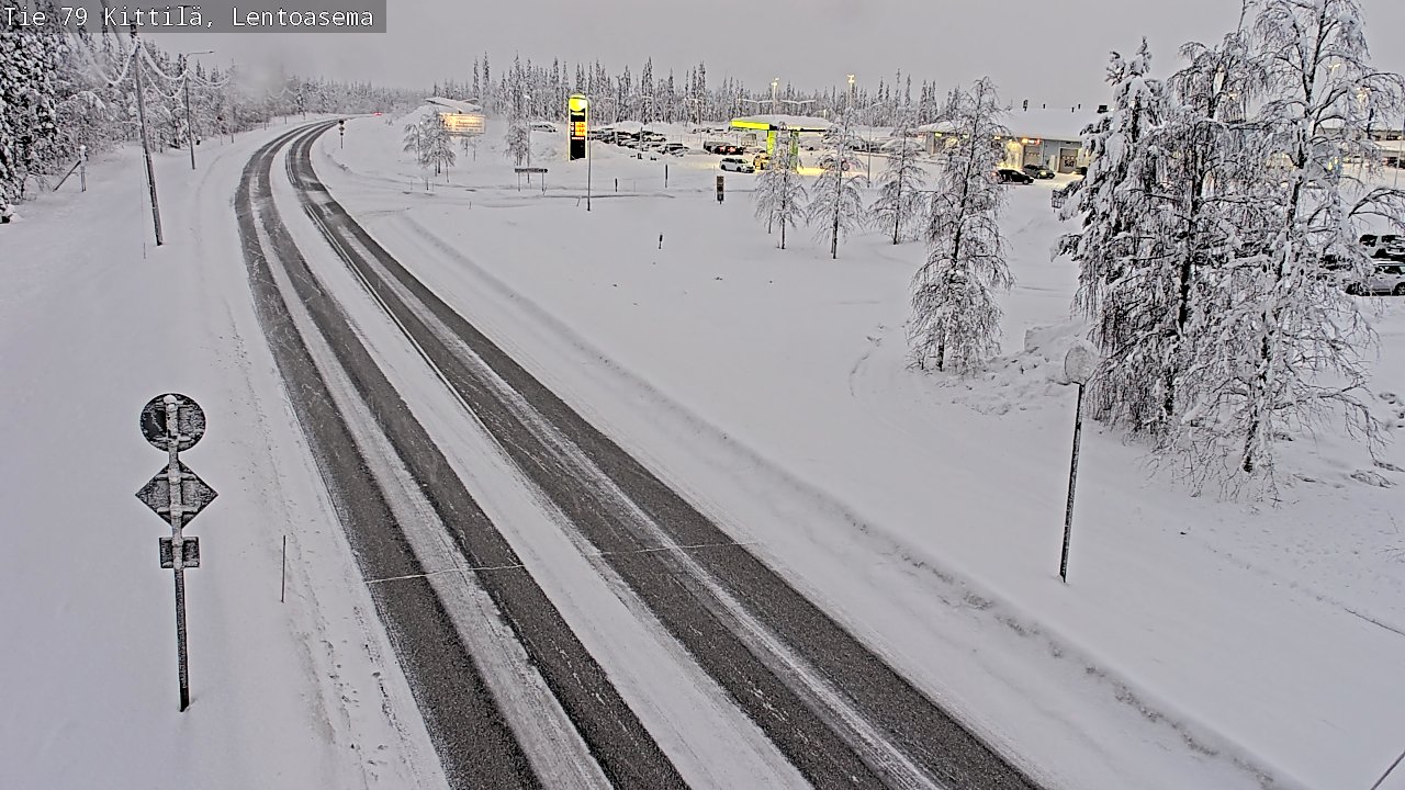 Weather Camera Image Road 79 Kittilä, Lentoasema, Kittilä, Lappi