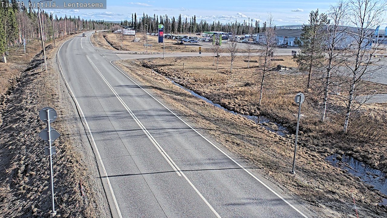 Kelikamerat Kuva Tie 79 Kittilä, Lentoasema, Kittilä, Lappi