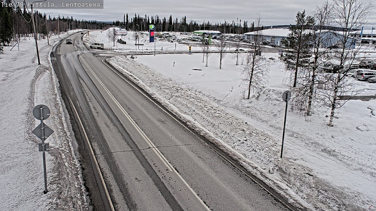 Kelikamerat Kuva Tie 79 Kittilä, Lentoasema, Kittilä, Lappi