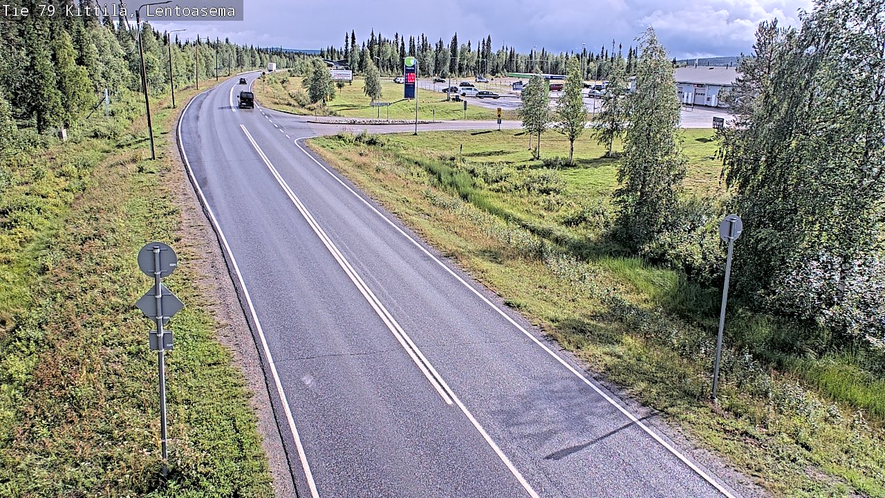 Kelikamerat Kuva Tie 79 Kittilä, Lentoasema, Kittilä, Lappi