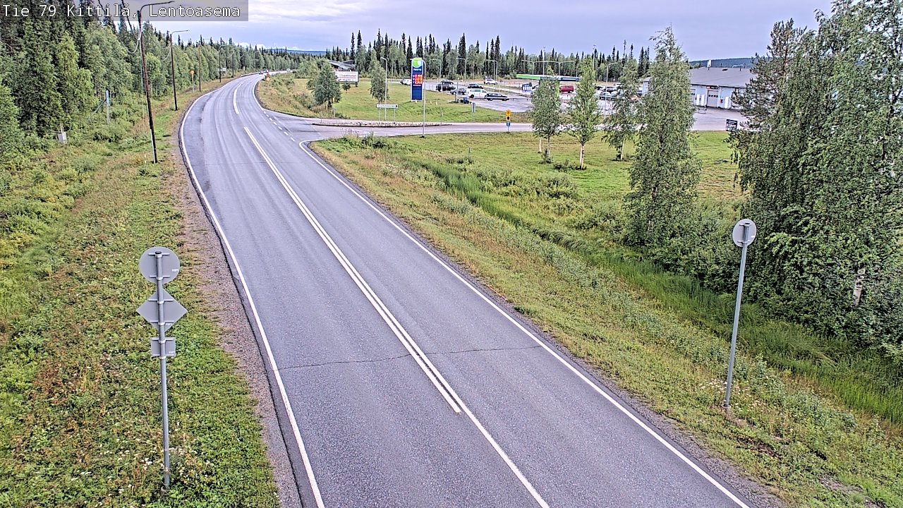 Kelikamerat Kuva Tie 79 Kittilä, Lentoasema, Kittilä, Lappi