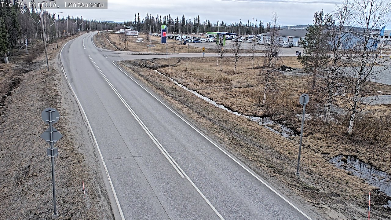 Kelikamerat Kuva Tie 79 Kittilä, Lentoasema, Kittilä, Lappi