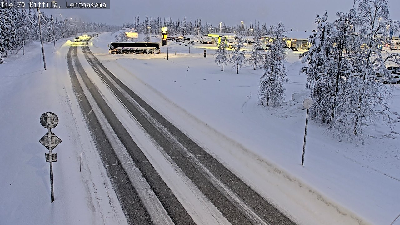 Weather Camera Image Road 79 Kittilä, Lentoasema, Kittilä, Lappi