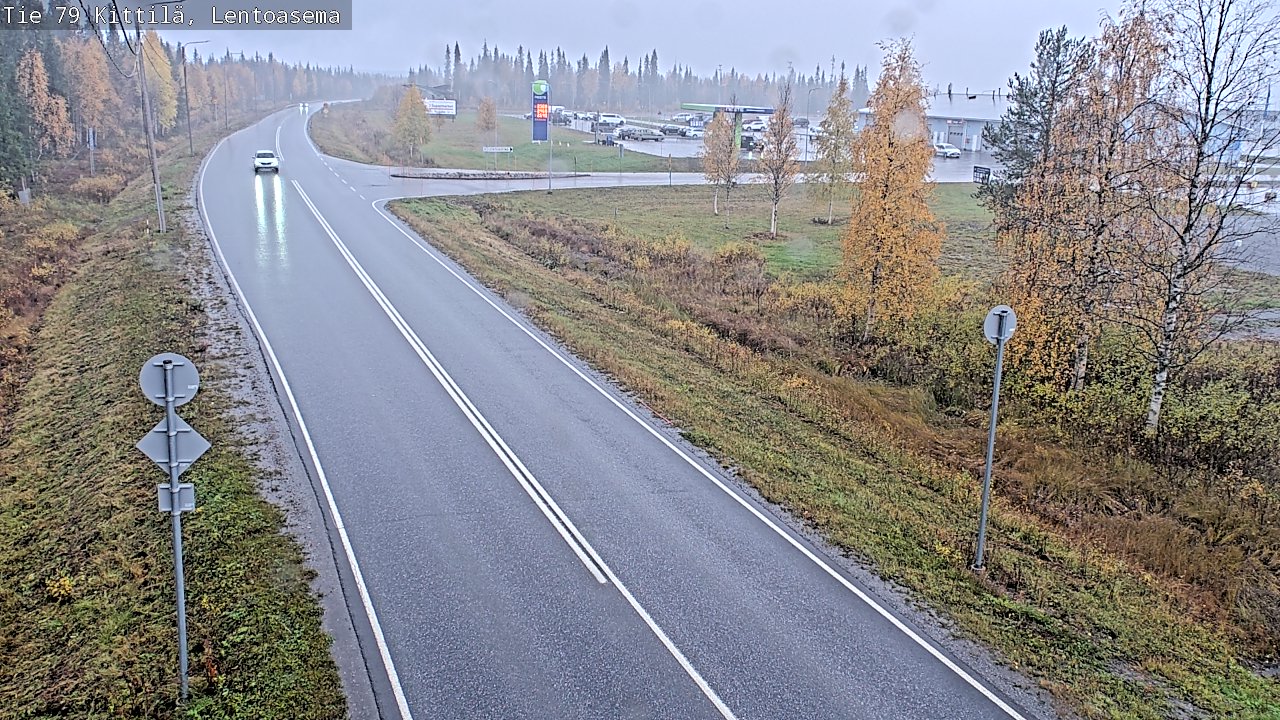 Kelikamerat Kuva Tie 79 Kittilä, Lentoasema, Kittilä, Lappi