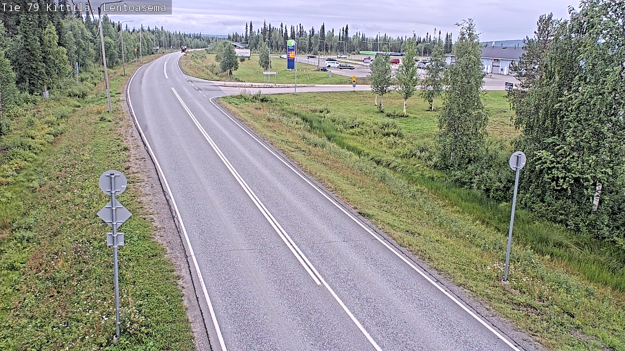 Kelikamerat Kuva Tie 79 Kittilä, Lentoasema, Kittilä, Lappi