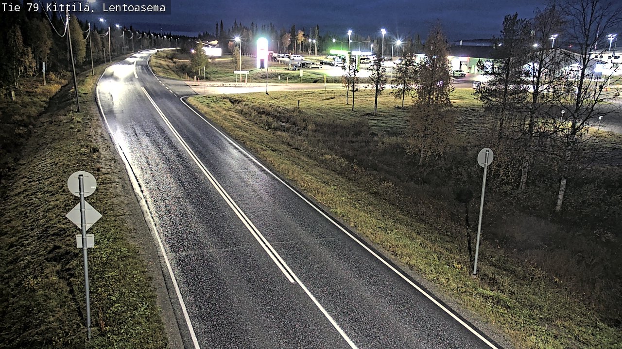 Kelikamerat Kuva Tie 79 Kittilä, Lentoasema, Kittilä, Lappi