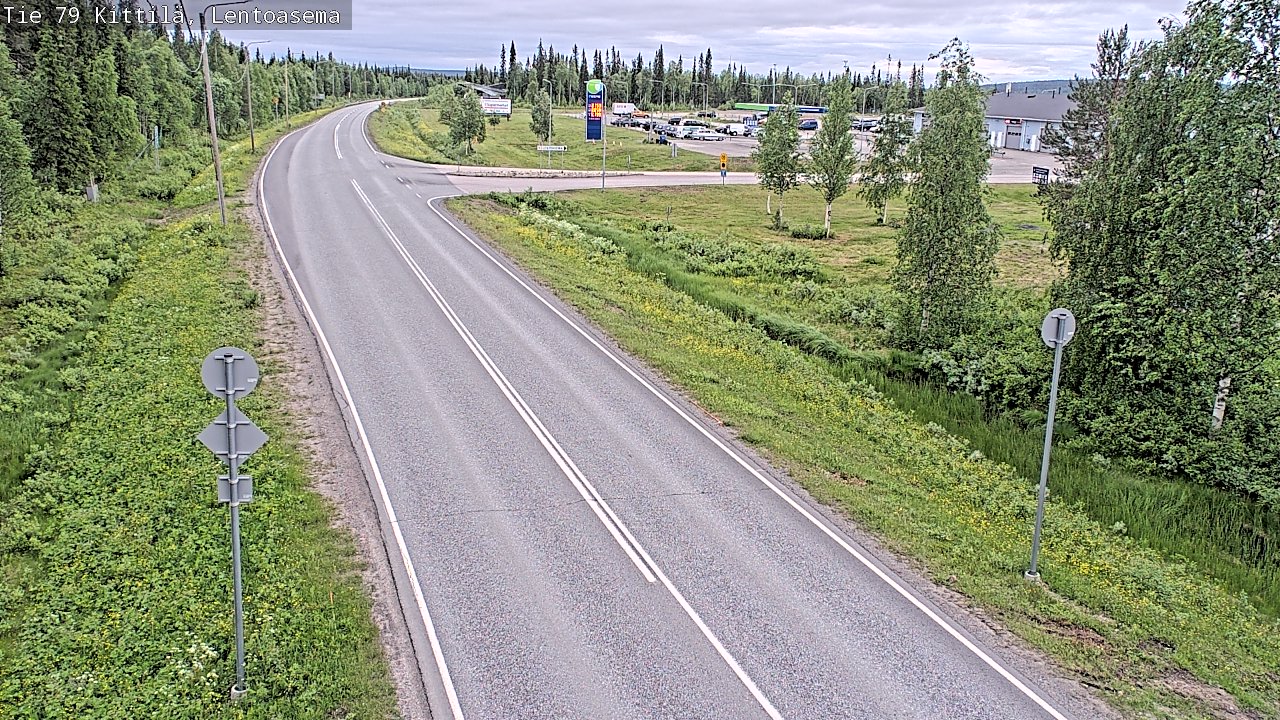 Kelikamerat Kuva Tie 79 Kittilä, Lentoasema, Kittilä, Lappi
