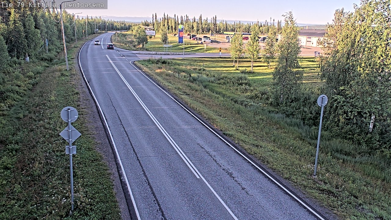 Weather Camera Image Road 79 Kittilä, Lentoasema, Kittilä, Lappi
