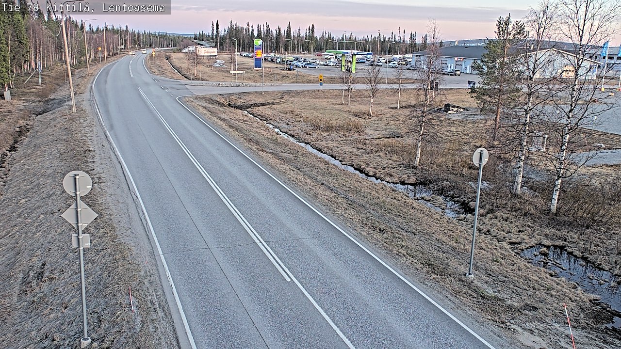Kelikamerat Kuva Tie 79 Kittilä, Lentoasema, Kittilä, Lappi