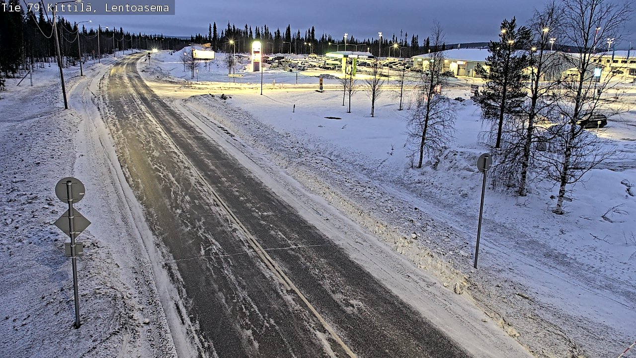 Kelikamerat Kuva Tie 79 Kittilä, Lentoasema, Kittilä, Lappi