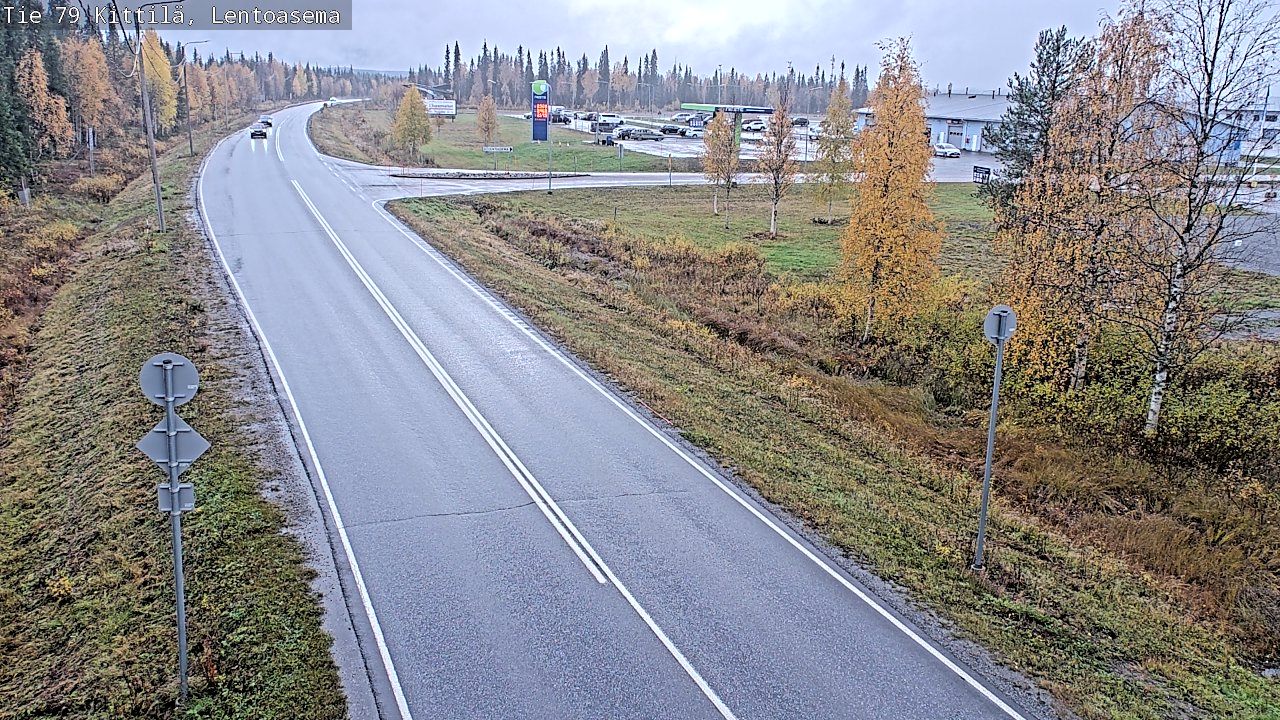 Kelikamerat Kuva Tie 79 Kittilä, Lentoasema, Kittilä, Lappi