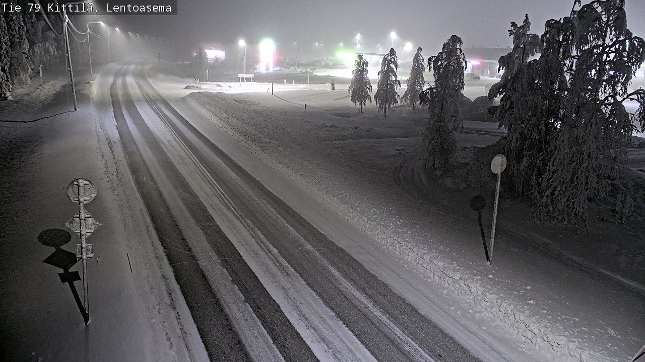 Kelikamerat Kuva Tie 79 Kittilä, Lentoasema, Kittilä, Lappi