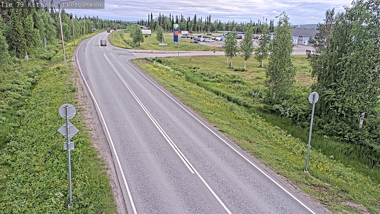 Kelikamerat Kuva Tie 79 Kittilä, Lentoasema, Kittilä, Lappi
