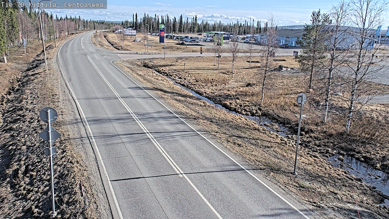 Kelikamerat Kuva Tie 79 Kittilä, Lentoasema, Kittilä, Lappi