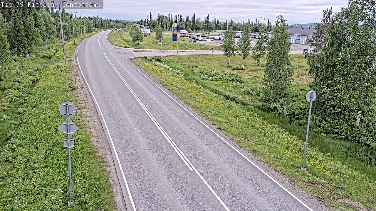 Kelikamerat Kuva Tie 79 Kittilä, Lentoasema, Kittilä, Lappi