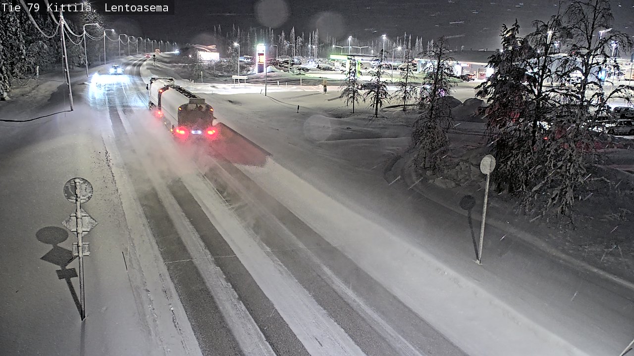 Weather Camera Image Road 79 Kittilä, Lentoasema, Kittilä, Lappi