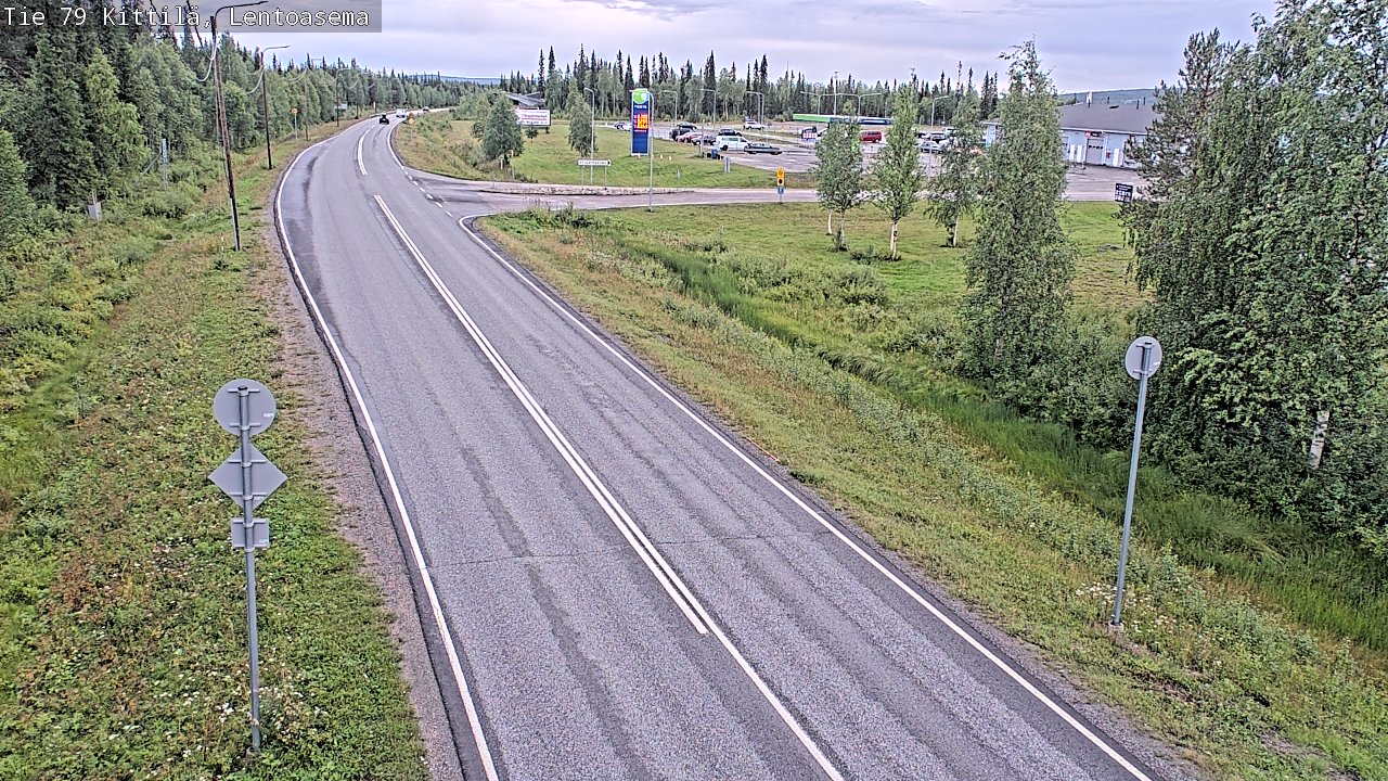 Kelikamerat Kuva Tie 79 Kittilä, Lentoasema, Kittilä, Lappi