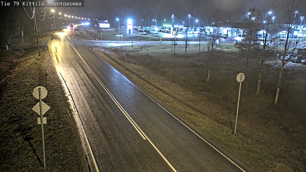 Kelikamerat Kuva Tie 79 Kittilä, Lentoasema, Kittilä, Lappi