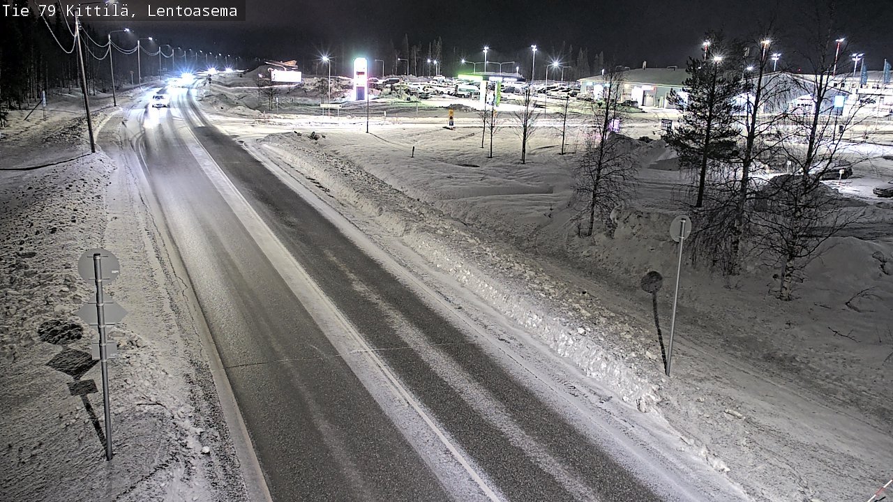 Kelikamerat Kuva Tie 79 Kittilä, Lentoasema, Kittilä, Lappi