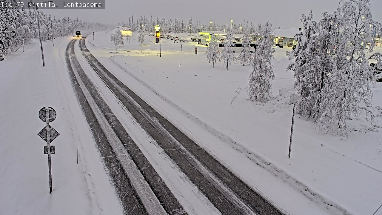 Weather Camera Image Road 79 Kittilä, Lentoasema, Kittilä, Lappi