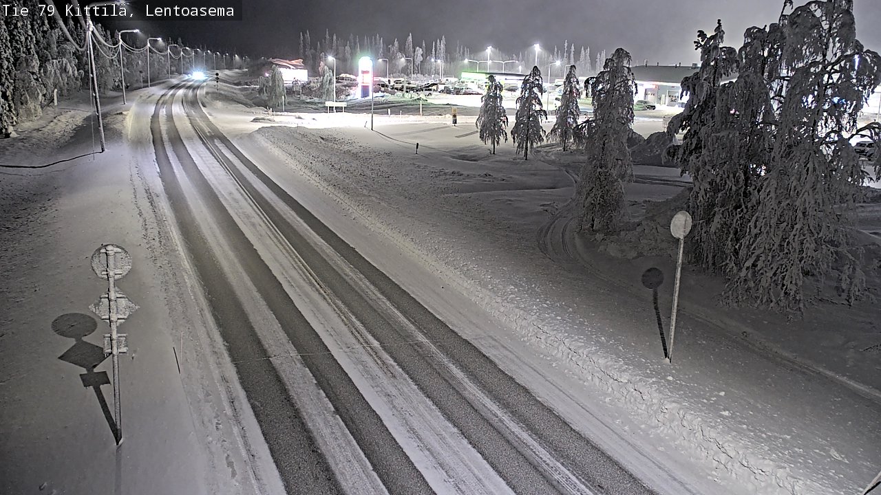 Kelikamerat Kuva Tie 79 Kittilä, Lentoasema, Kittilä, Lappi