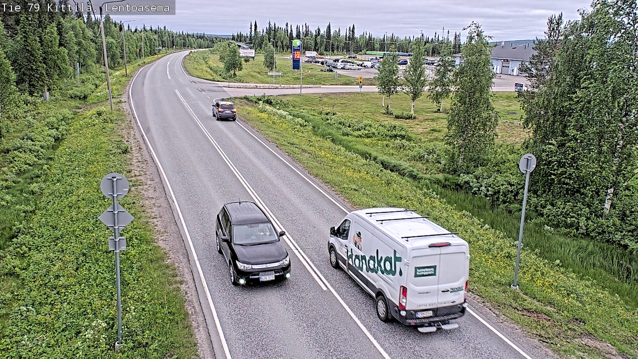 Kelikamerat Kuva Tie 79 Kittilä, Lentoasema, Kittilä, Lappi