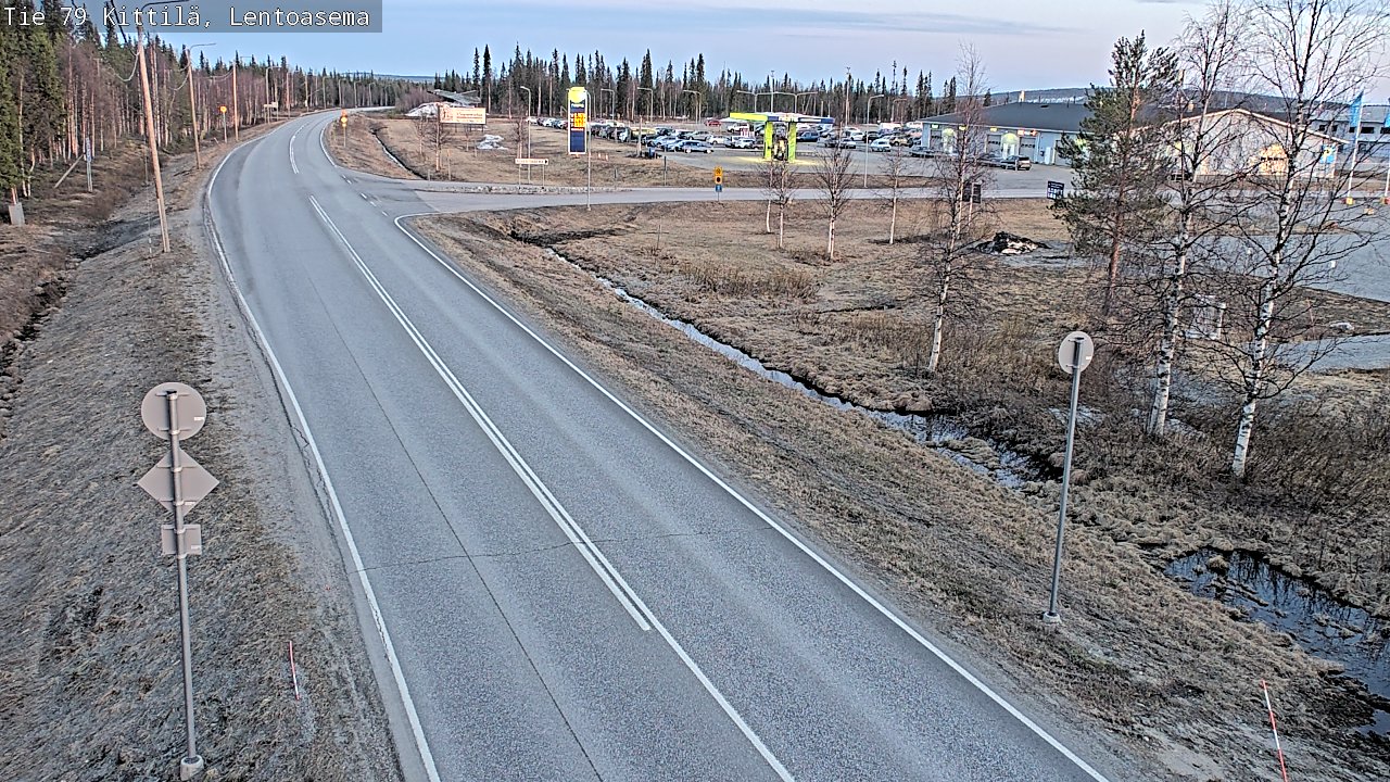 Kelikamerat Kuva Tie 79 Kittilä, Lentoasema, Kittilä, Lappi