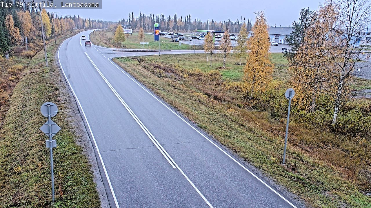 Kelikamerat Kuva Tie 79 Kittilä, Lentoasema, Kittilä, Lappi