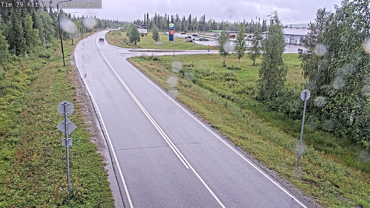 Kelikamerat Kuva Tie 79 Kittilä, Lentoasema, Kittilä, Lappi