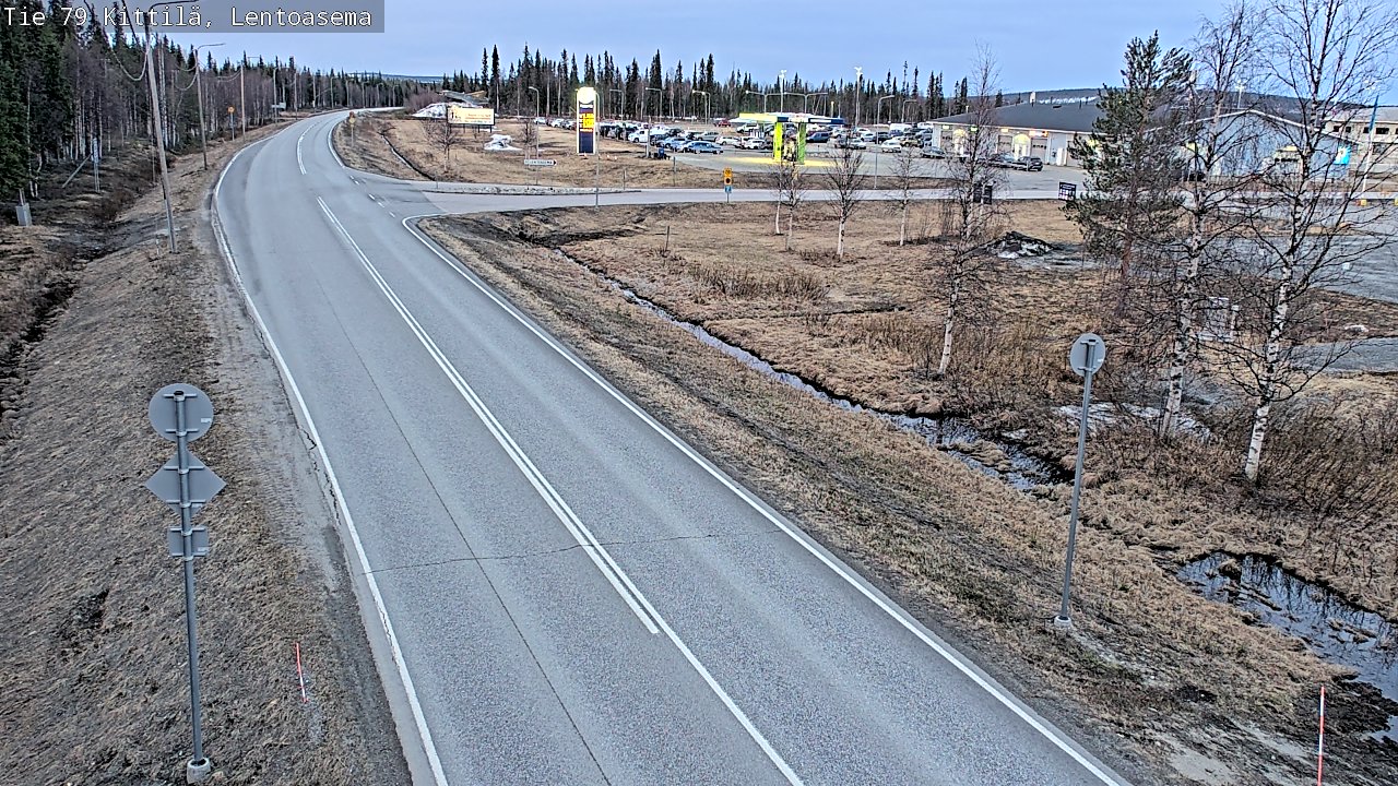 Kelikamerat Kuva Tie 79 Kittilä, Lentoasema, Kittilä, Lappi