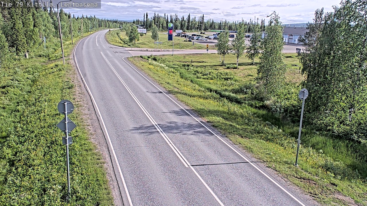 Kelikamerat Kuva Tie 79 Kittilä, Lentoasema, Kittilä, Lappi