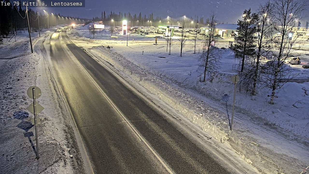 Kelikamerat Kuva Tie 79 Kittilä, Lentoasema, Kittilä, Lappi