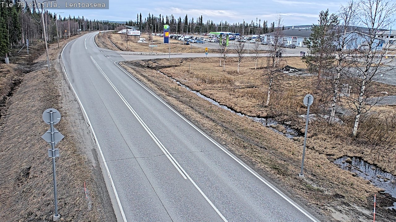 Kelikamerat Kuva Tie 79 Kittilä, Lentoasema, Kittilä, Lappi
