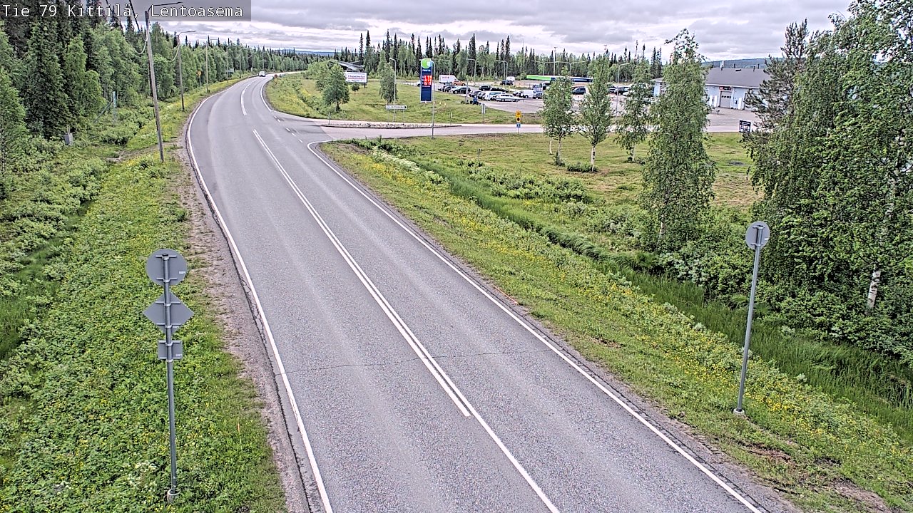 Kelikamerat Kuva Tie 79 Kittilä, Lentoasema, Kittilä, Lappi