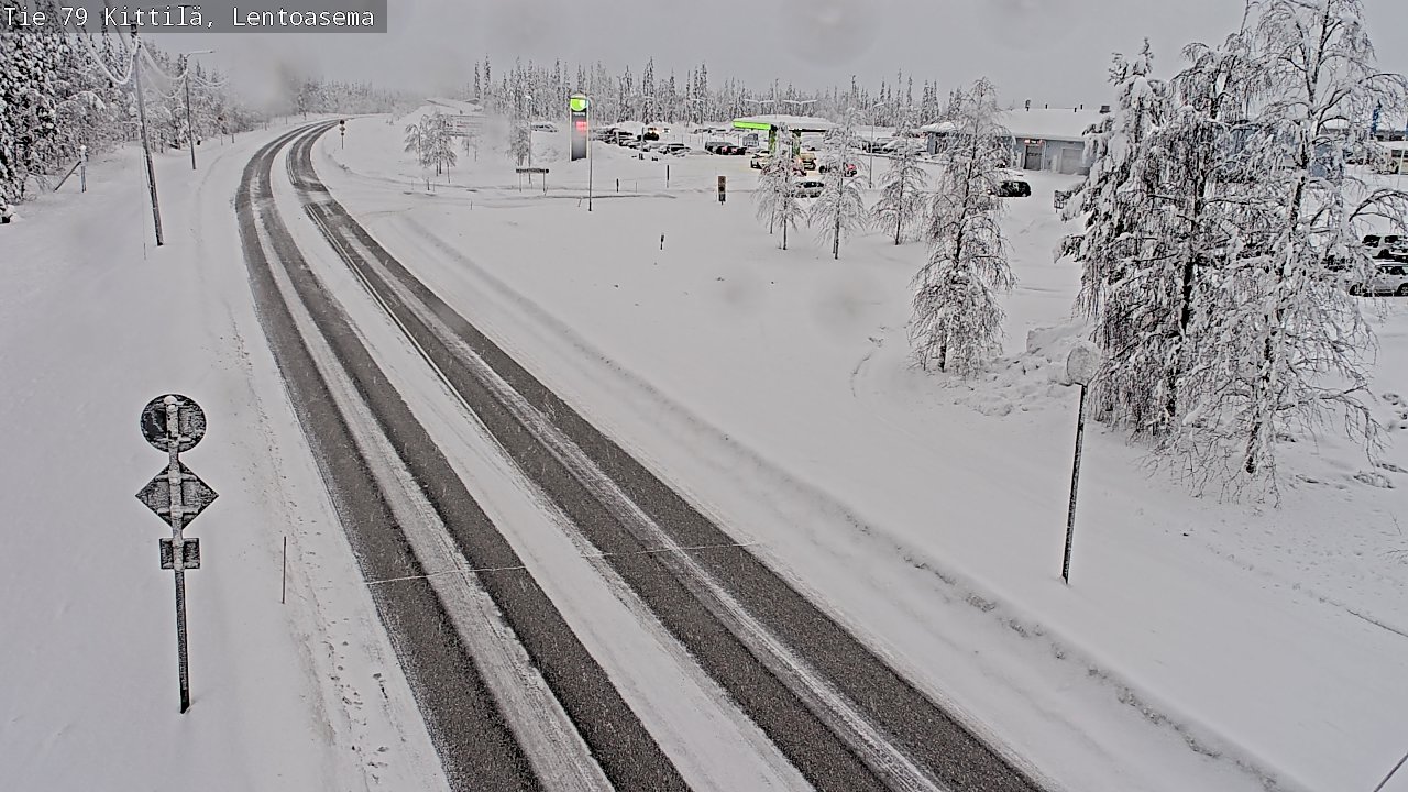 Weather Camera Image Road 79 Kittilä, Lentoasema, Kittilä, Lappi