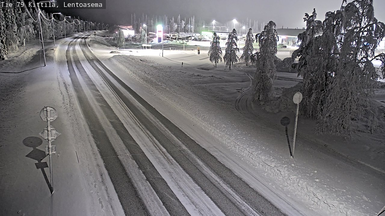 Kelikamerat Kuva Tie 79 Kittilä, Lentoasema, Kittilä, Lappi