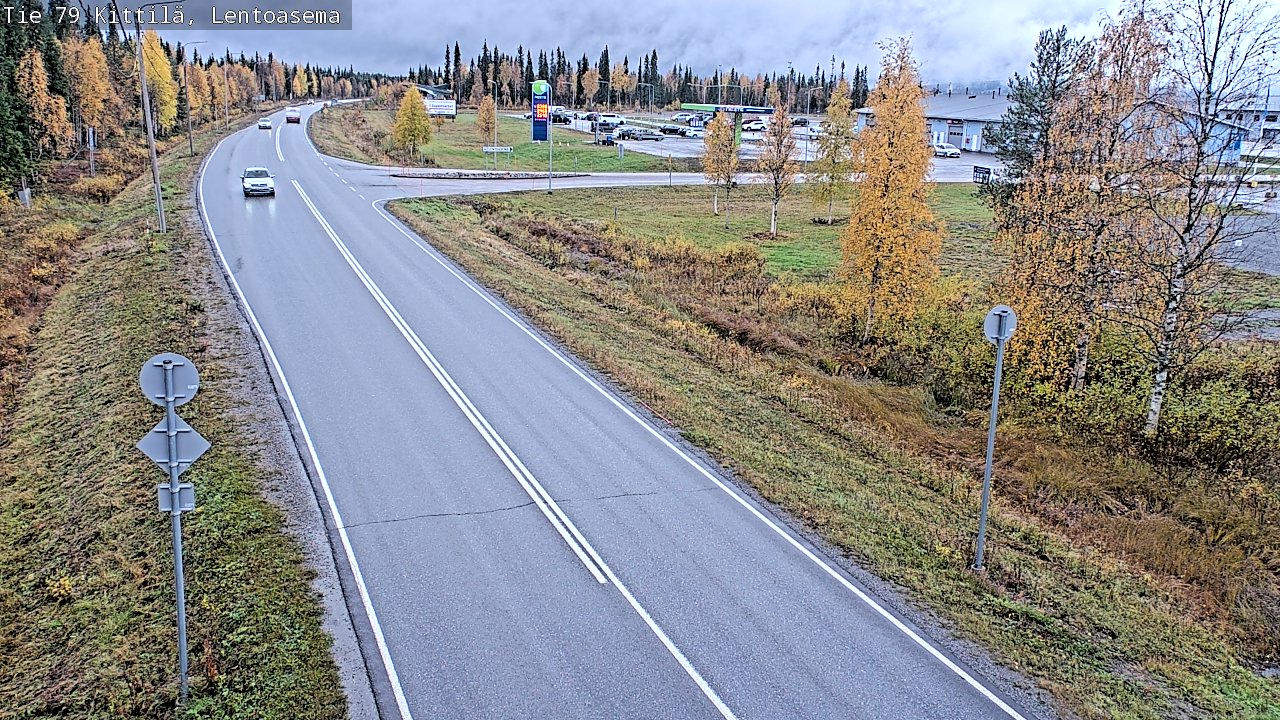 Kelikamerat Kuva Tie 79 Kittilä, Lentoasema, Kittilä, Lappi