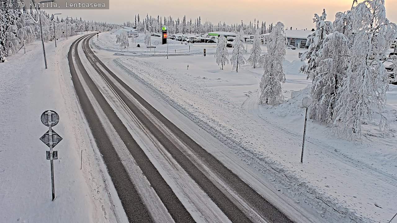 Kelikamerat Kuva Tie 79 Kittilä, Lentoasema, Kittilä, Lappi
