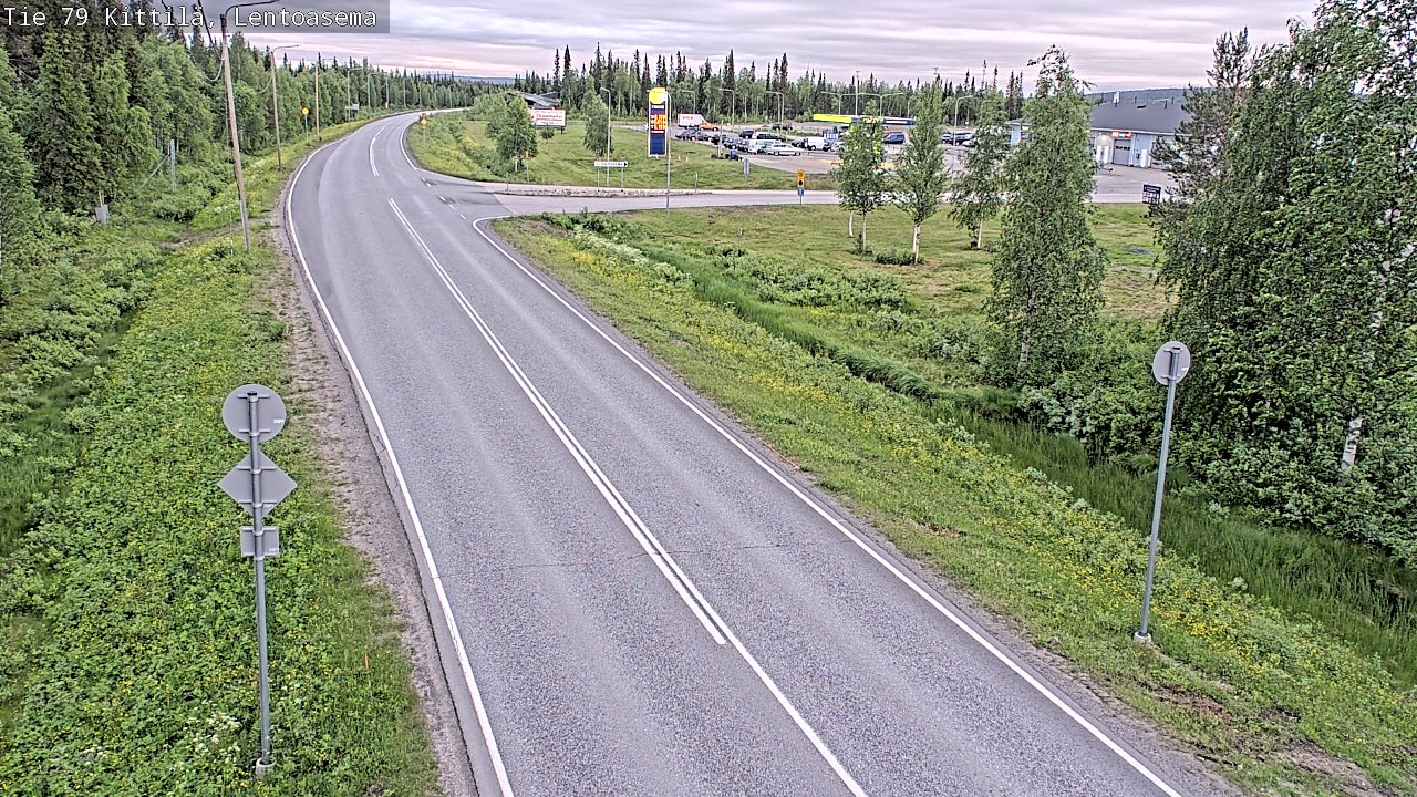 Kelikamerat Kuva Tie 79 Kittilä, Lentoasema, Kittilä, Lappi