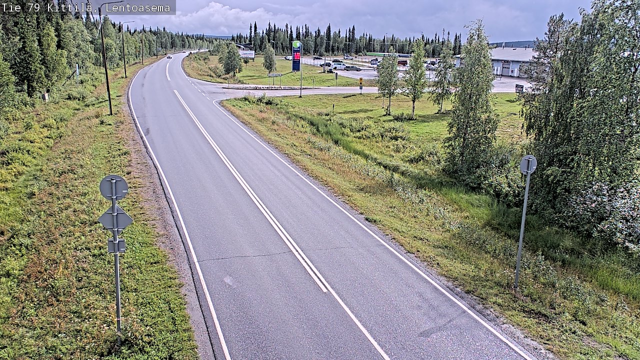 Kelikamerat Kuva Tie 79 Kittilä, Lentoasema, Kittilä, Lappi