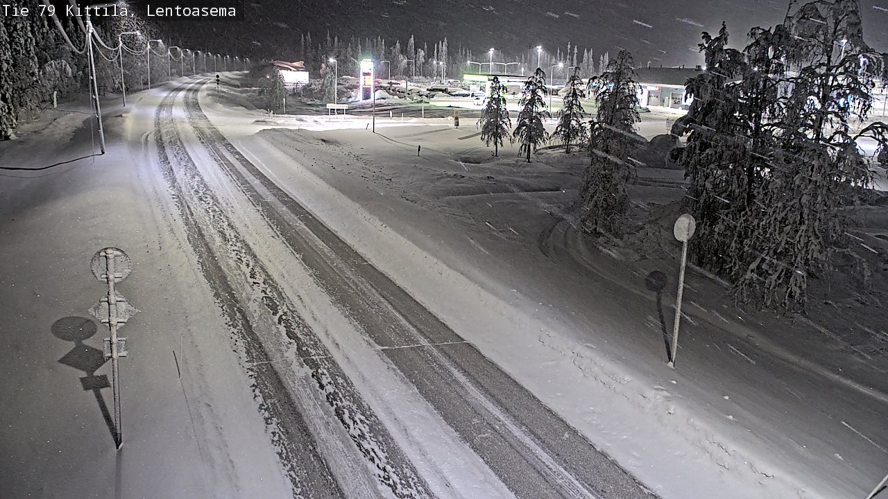 Weather Camera Image Road 79 Kittilä, Lentoasema, Kittilä, Lappi