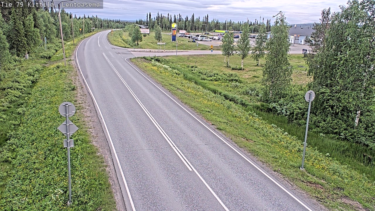 Kelikamerat Kuva Tie 79 Kittilä, Lentoasema, Kittilä, Lappi