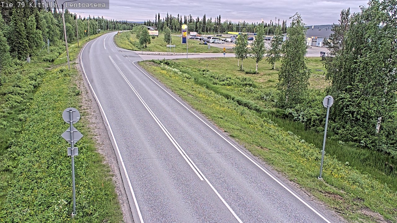 Kelikamerat Kuva Tie 79 Kittilä, Lentoasema, Kittilä, Lappi