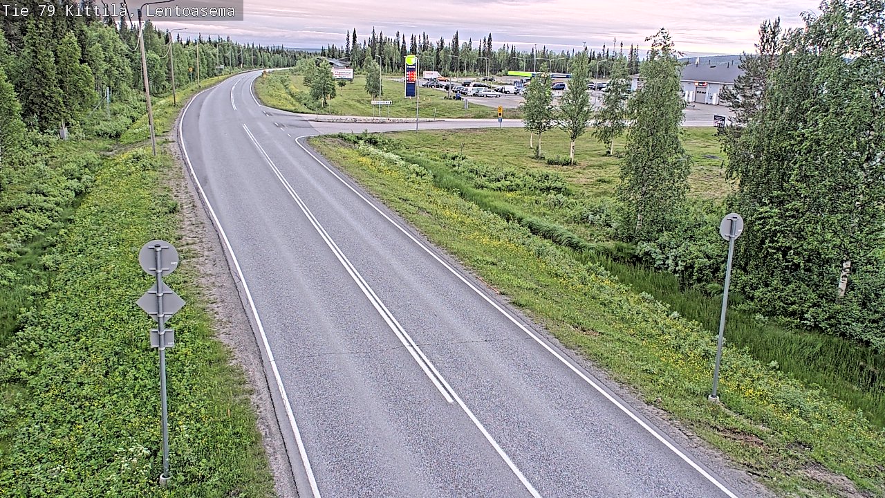 Kelikamerat Kuva Tie 79 Kittilä, Lentoasema, Kittilä, Lappi