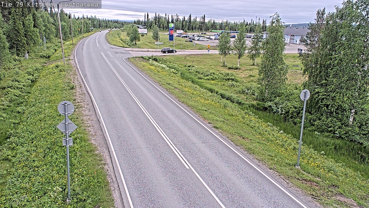 Kelikamerat Kuva Tie 79 Kittilä, Lentoasema, Kittilä, Lappi