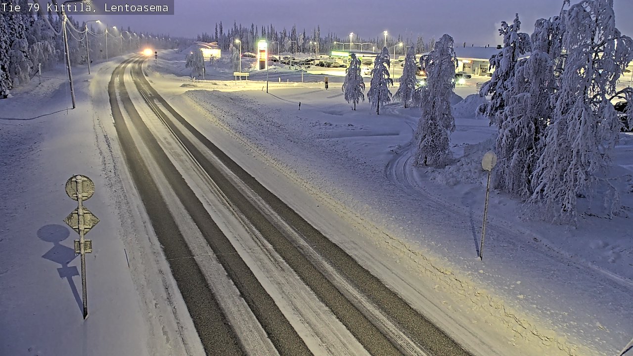 Kelikamerat Kuva Tie 79 Kittilä, Lentoasema, Kittilä, Lappi