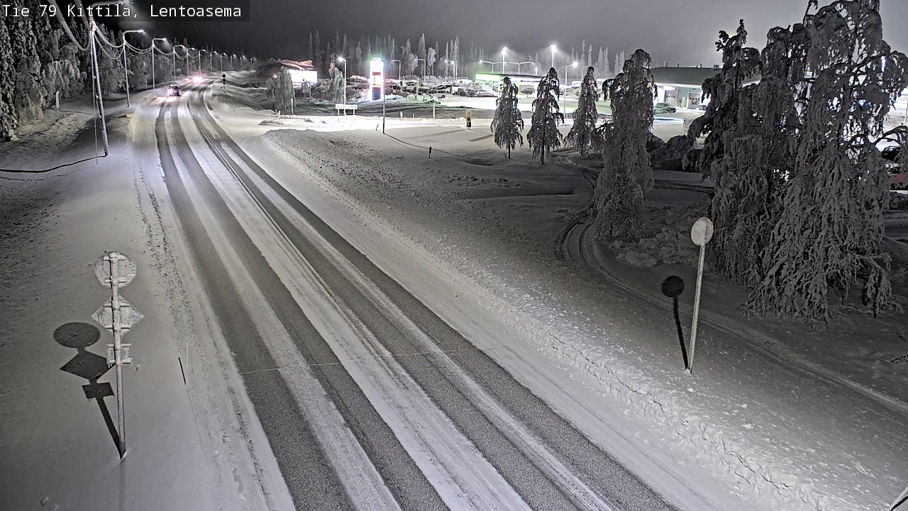 Kelikamerat Kuva Tie 79 Kittilä, Lentoasema, Kittilä, Lappi