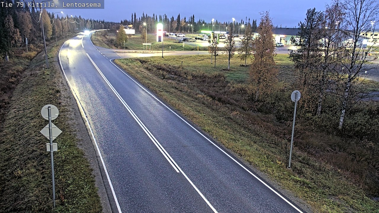 Kelikamerat Kuva Tie 79 Kittilä, Lentoasema, Kittilä, Lappi