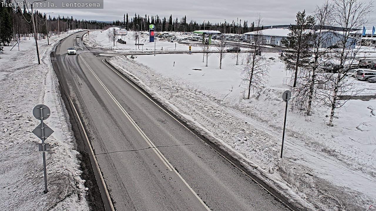 Kelikamerat Kuva Tie 79 Kittilä, Lentoasema, Kittilä, Lappi